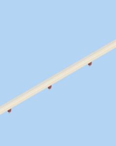 Drinker10' 15@8"OptiGROW4095-01 l/cup red 22mm less rail/han